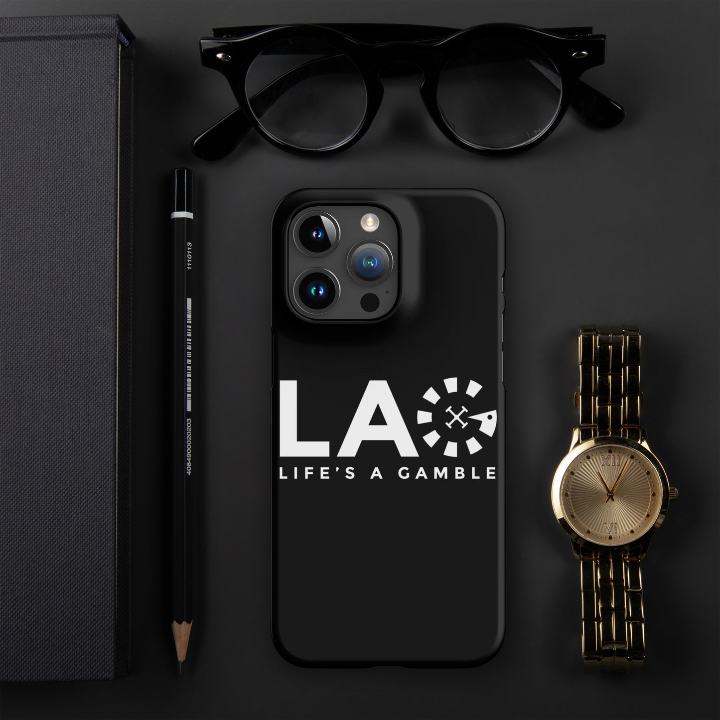 LAG Life’s A Gamble White Snap case for iPhone®