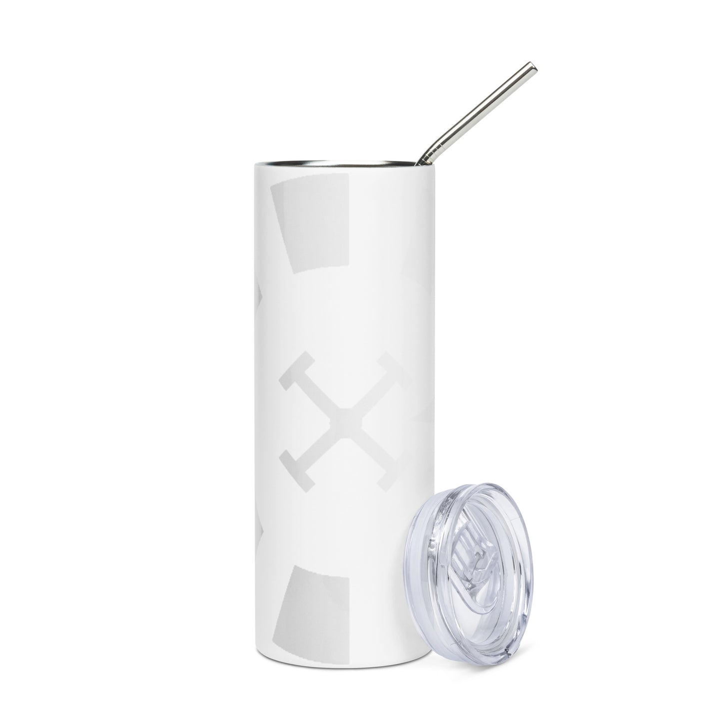 Big G White Stainless steel tumbler