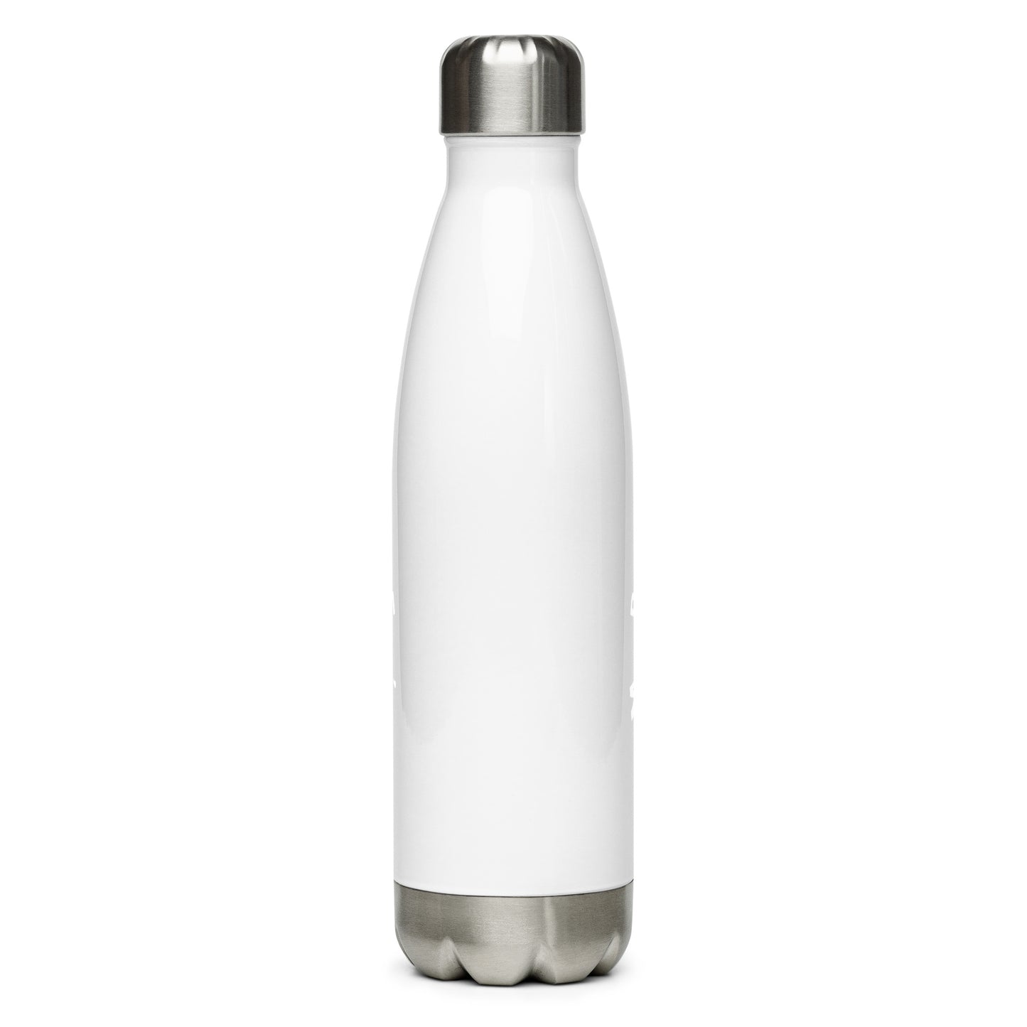 LAG Life's A Gamble Circle White Stainless steel water bottle