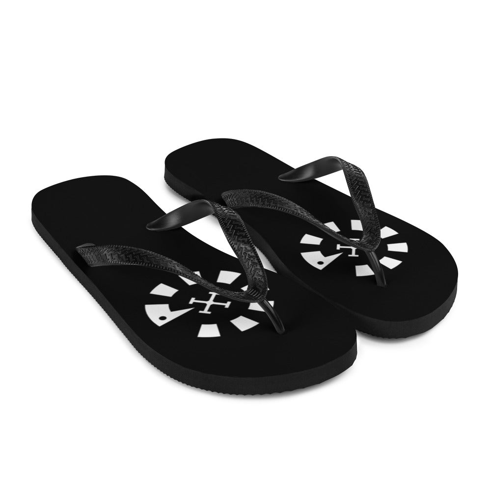 Big G White Flip-Flops
