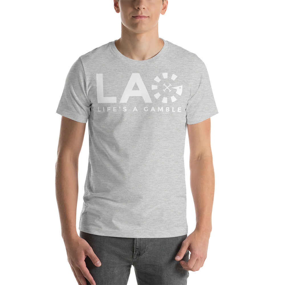 LAG Life's A Gamble White T-Shirt