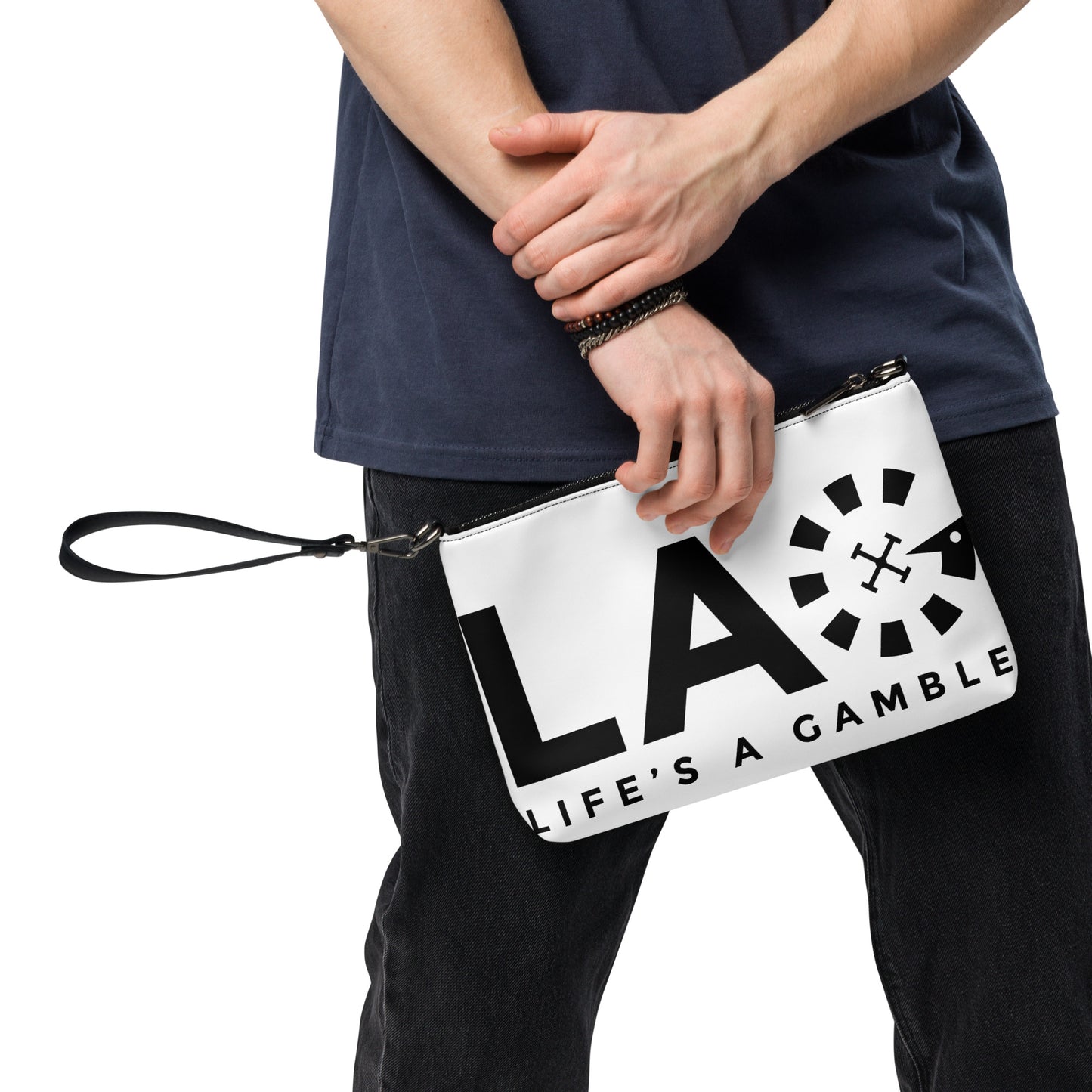 LAG Life's A Gamble Black Crossbody bag