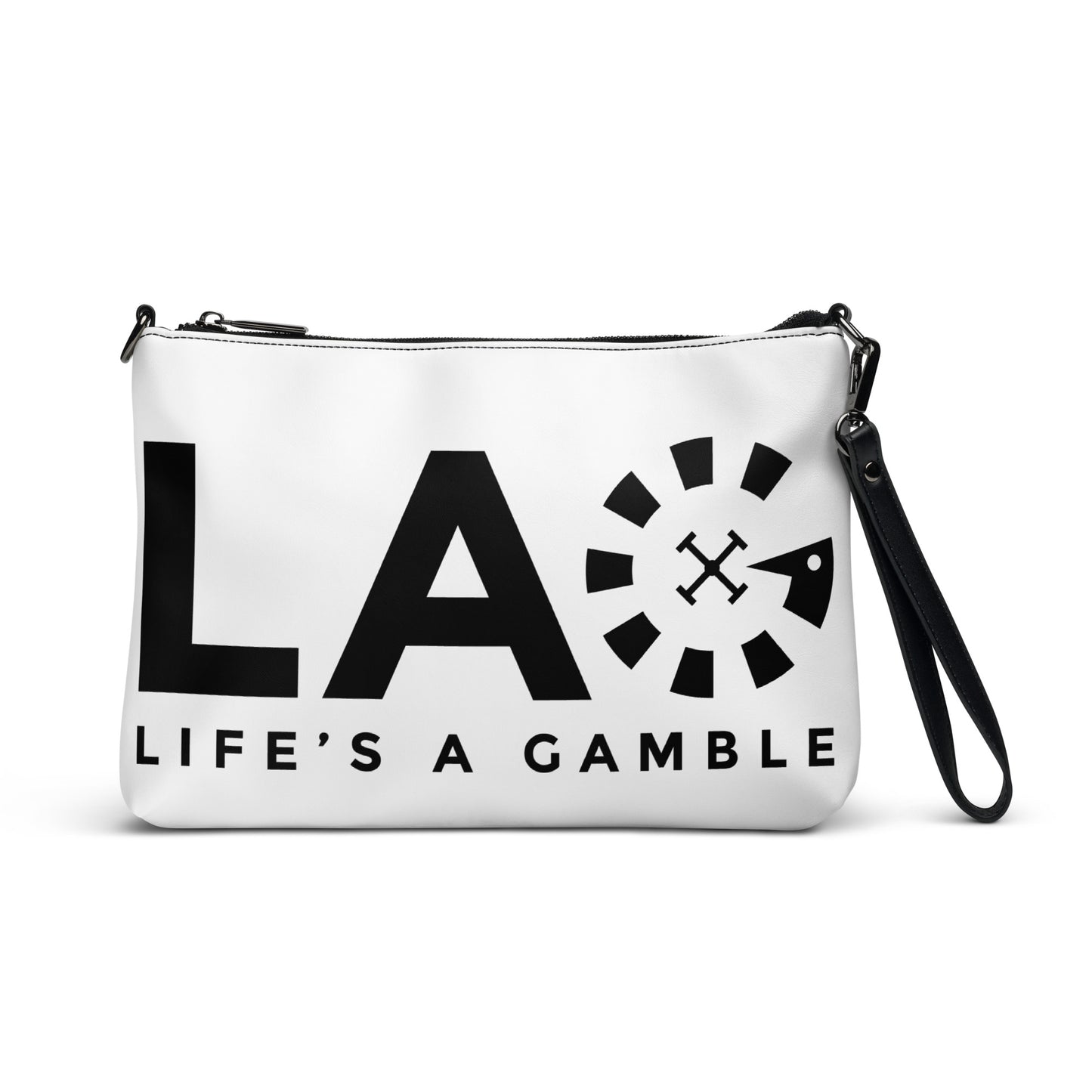 LAG Life's A Gamble Black Crossbody bag