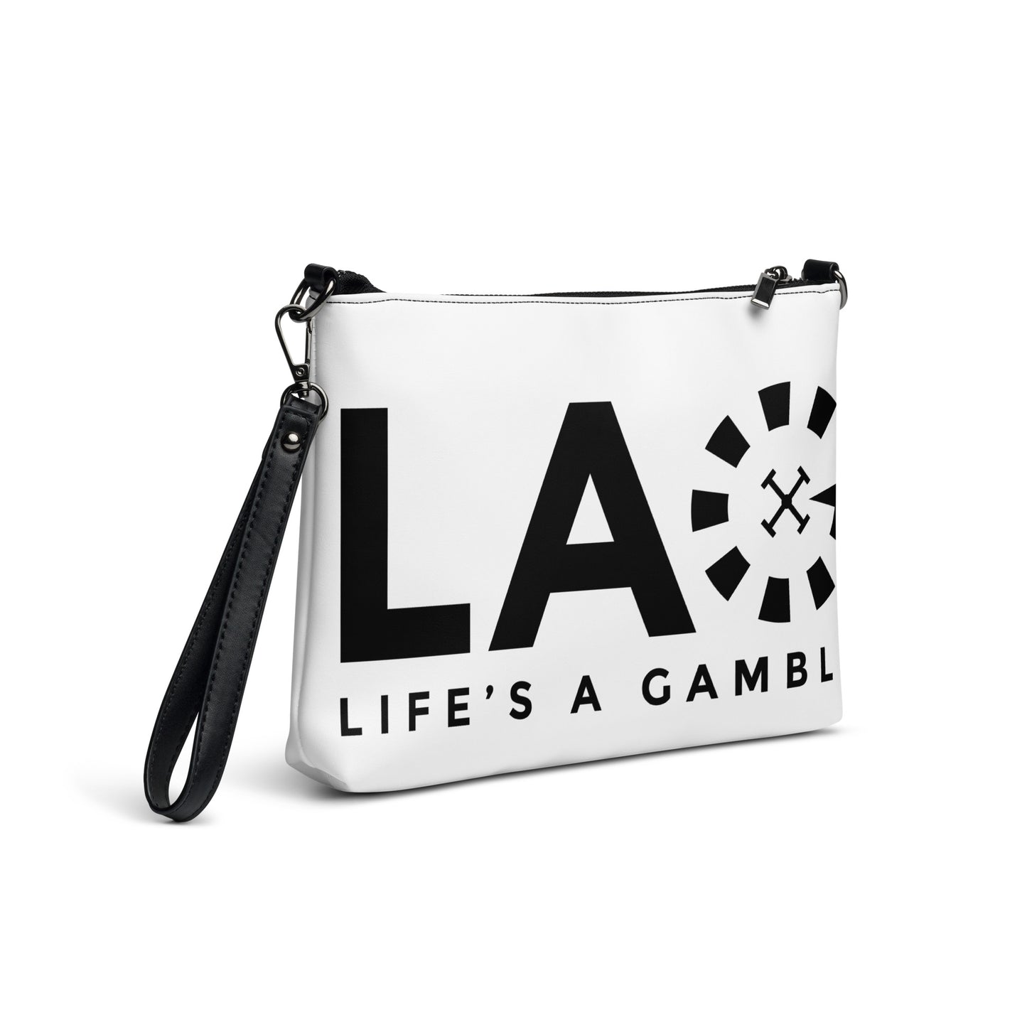 LAG Life's A Gamble Black Crossbody bag