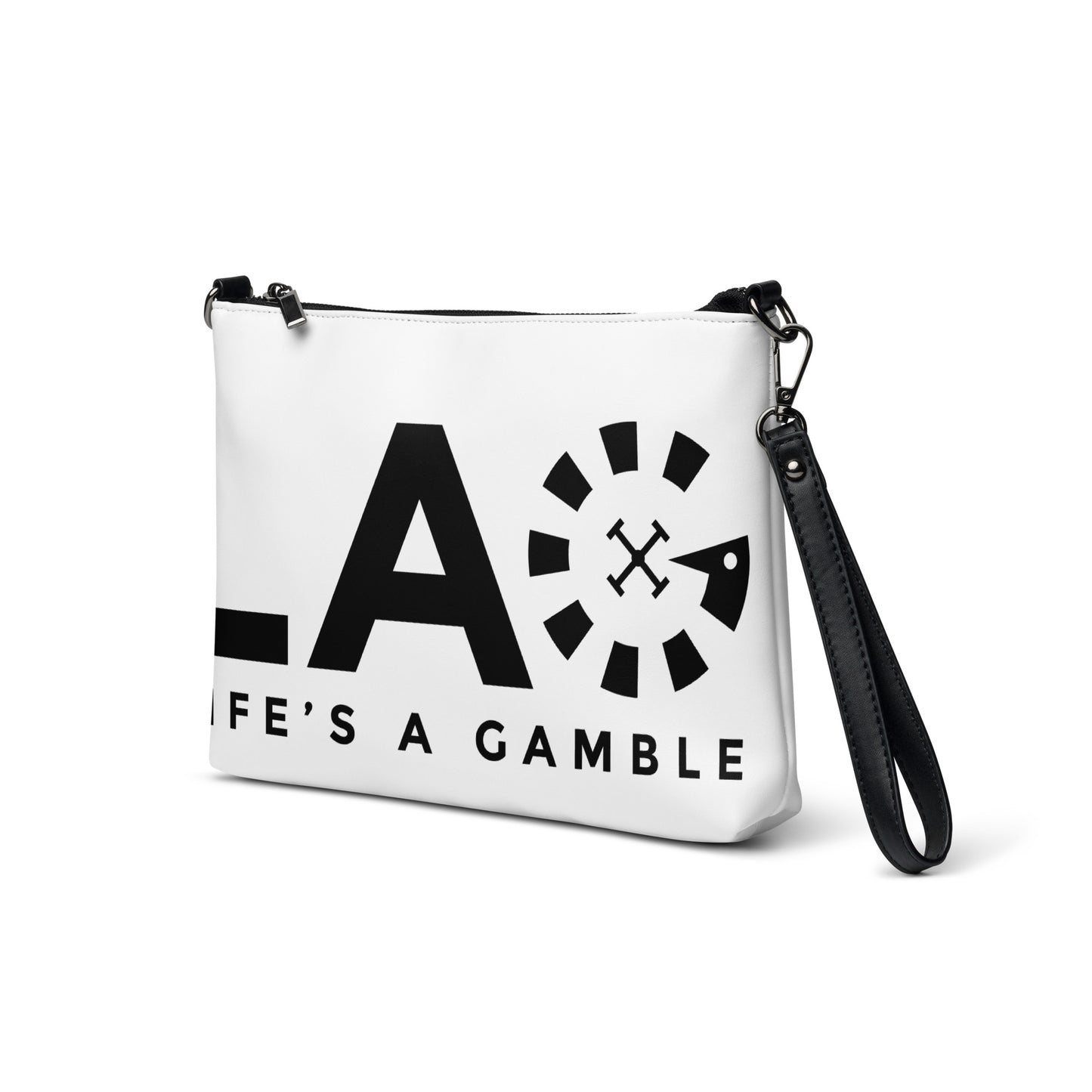 LAG Life's A Gamble Black Crossbody bag