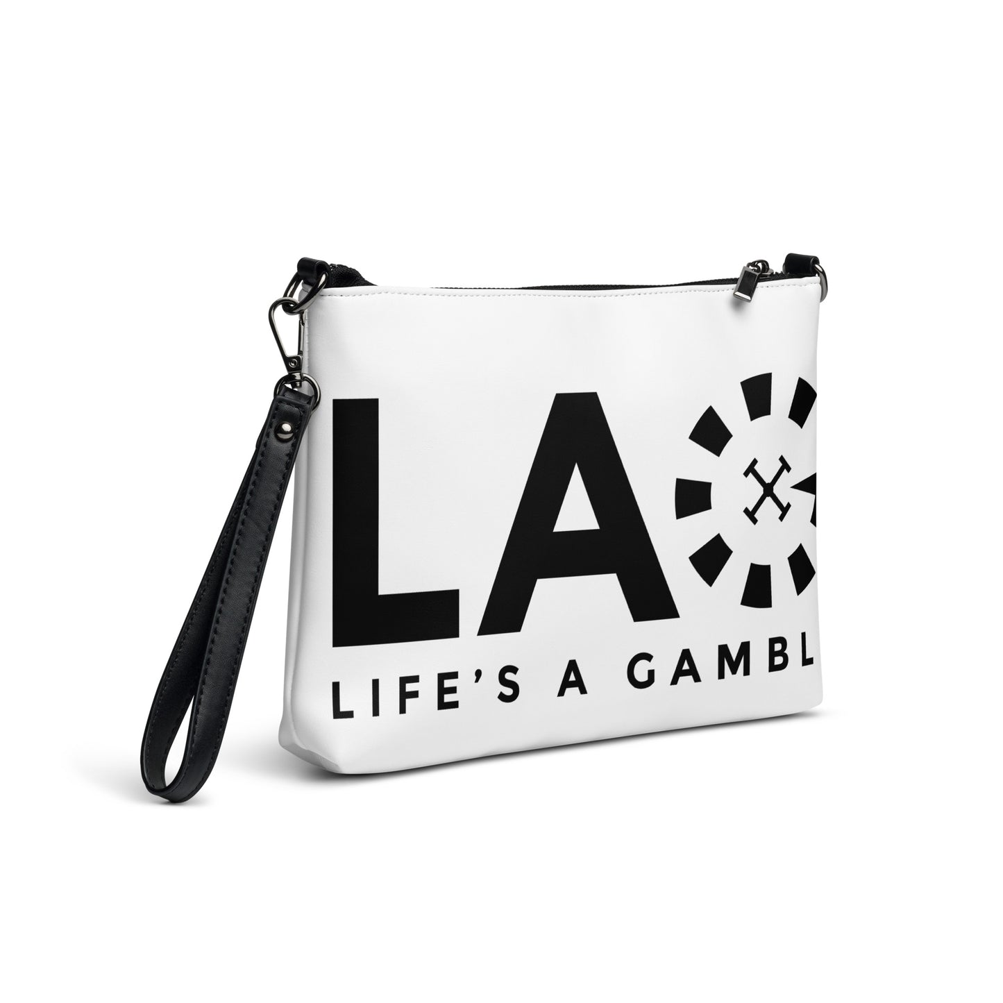 LAG Life's A Gamble Black Crossbody bag