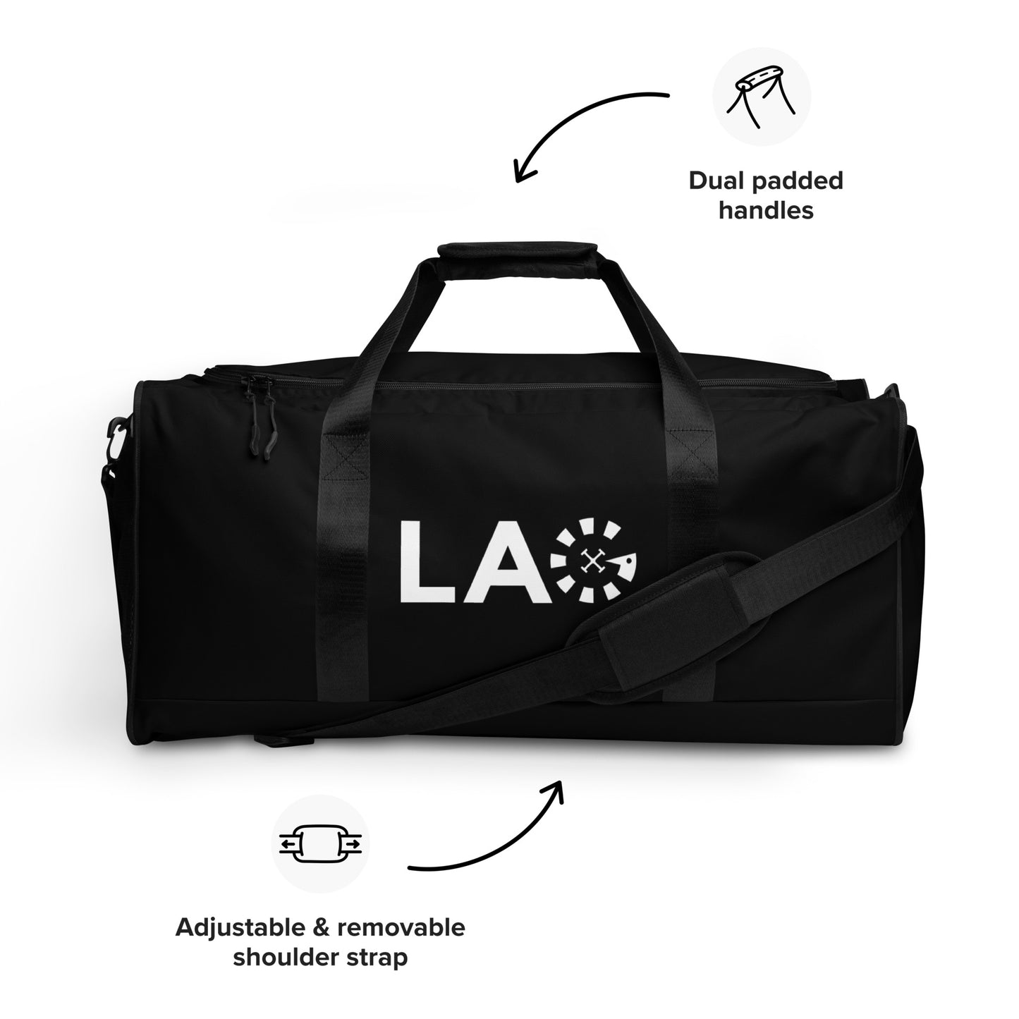 LAG White Duffle bag