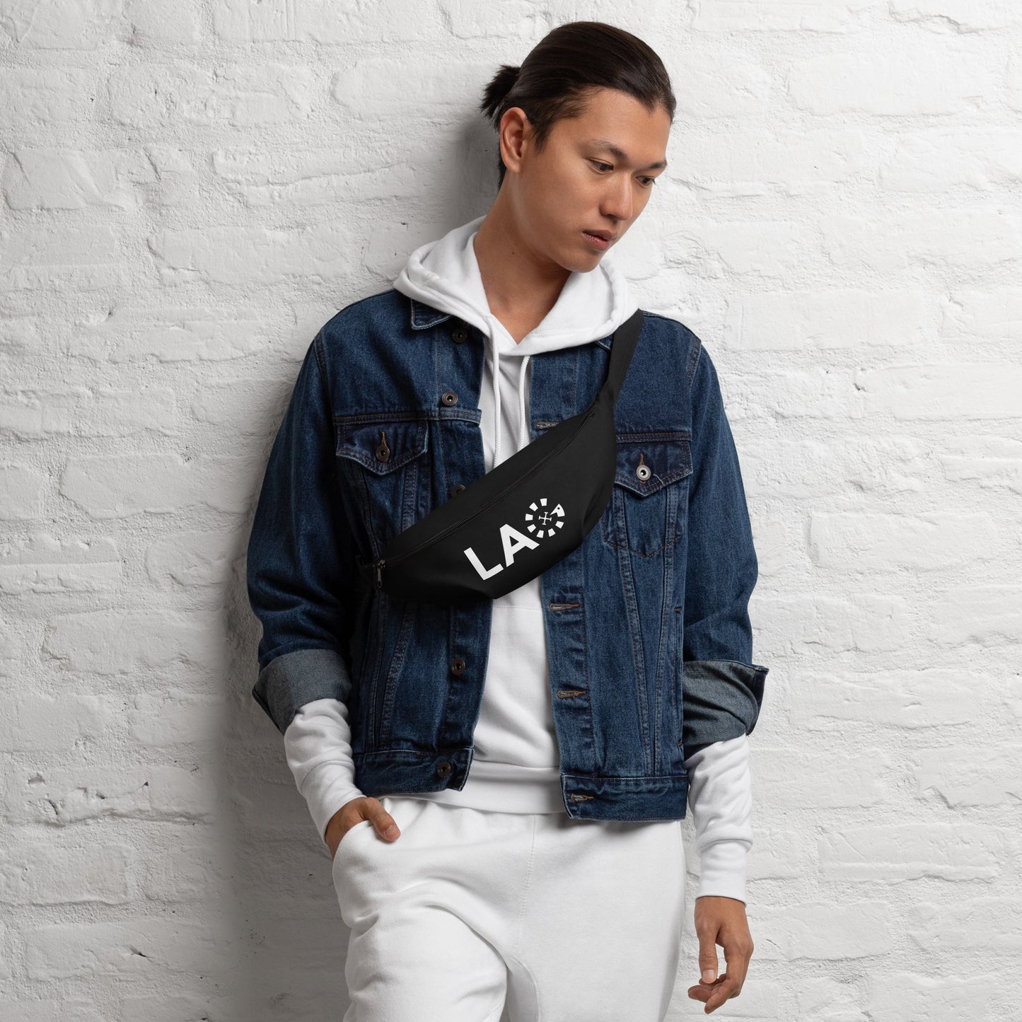 LAG White Fanny Pack