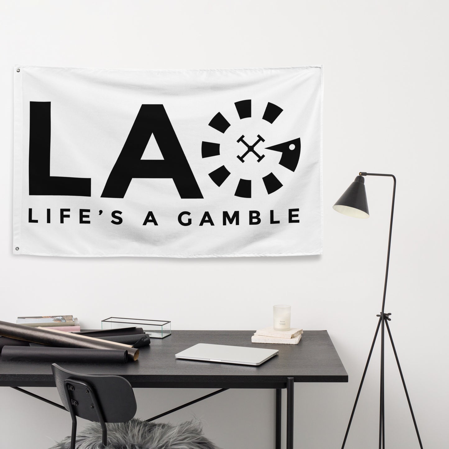 LAG Life's A Gamble Black Flag