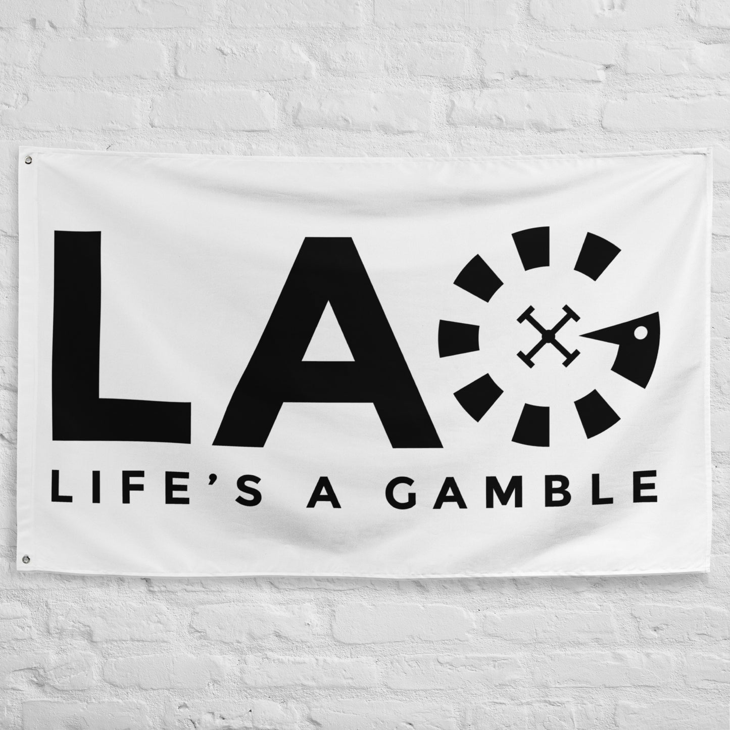 LAG Life's A Gamble Black Flag