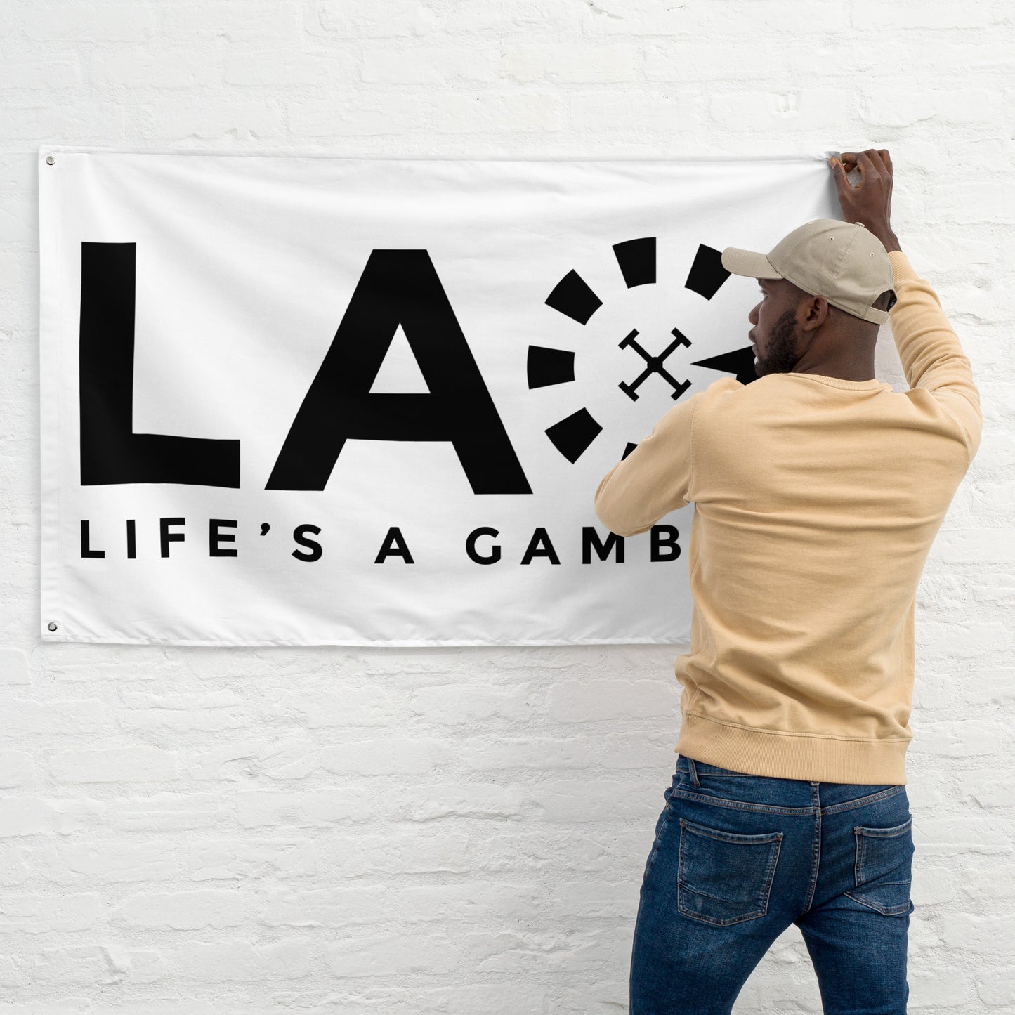 LAG Life's A Gamble Black Flag