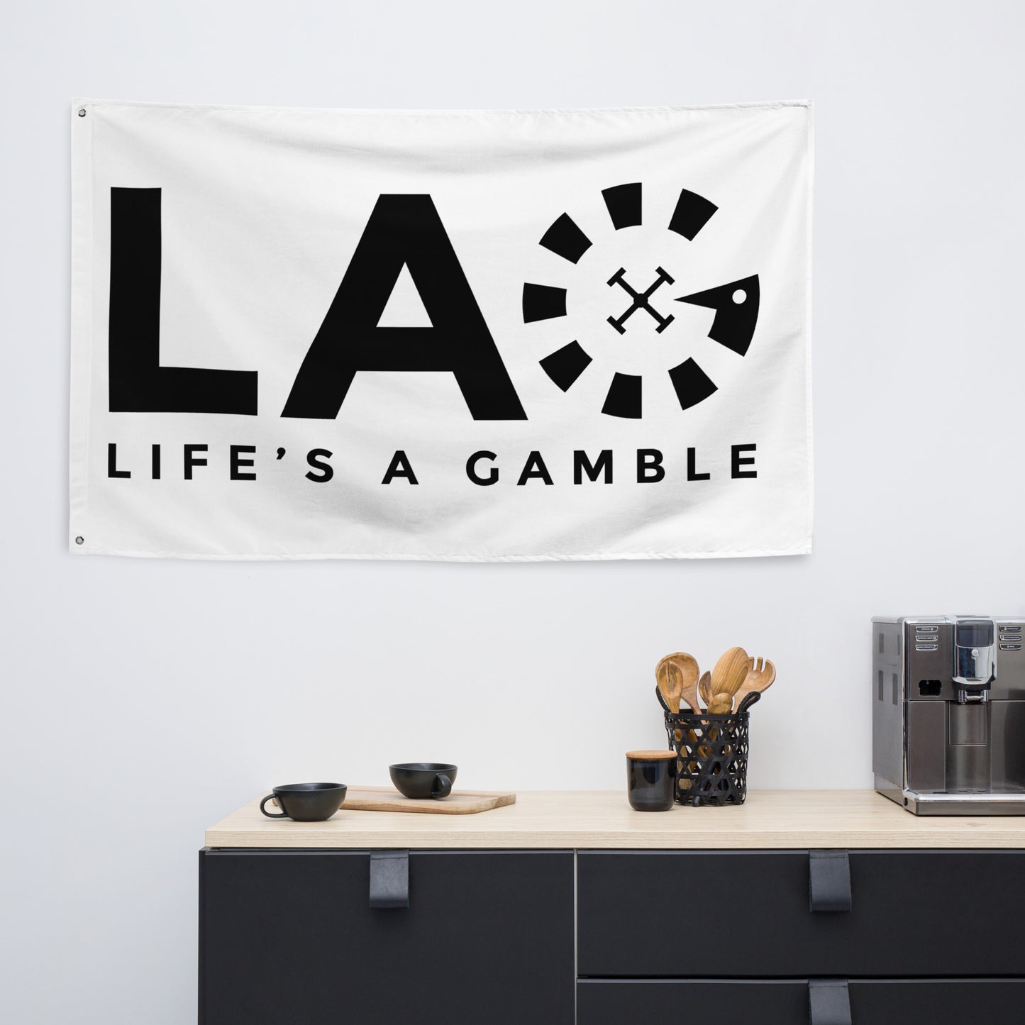 LAG Life's A Gamble Black Flag
