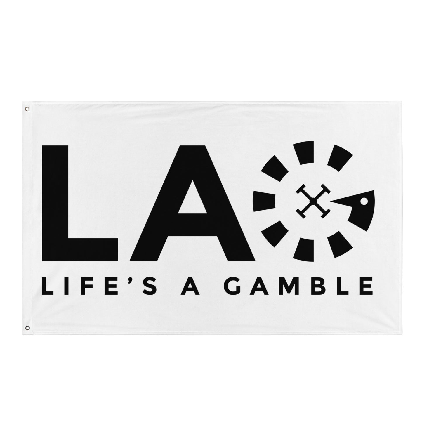 LAG Life's A Gamble Black Flag