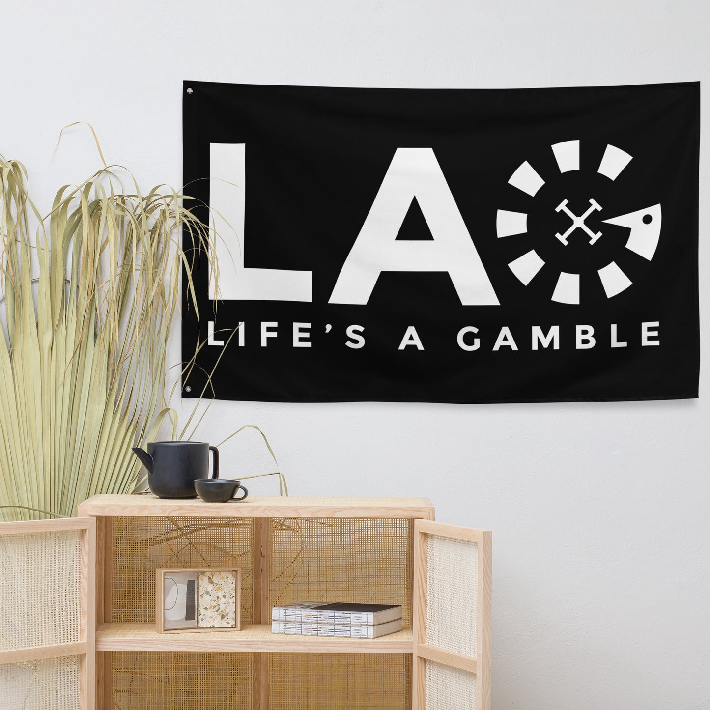 LAG Life's A Gamble White Flag