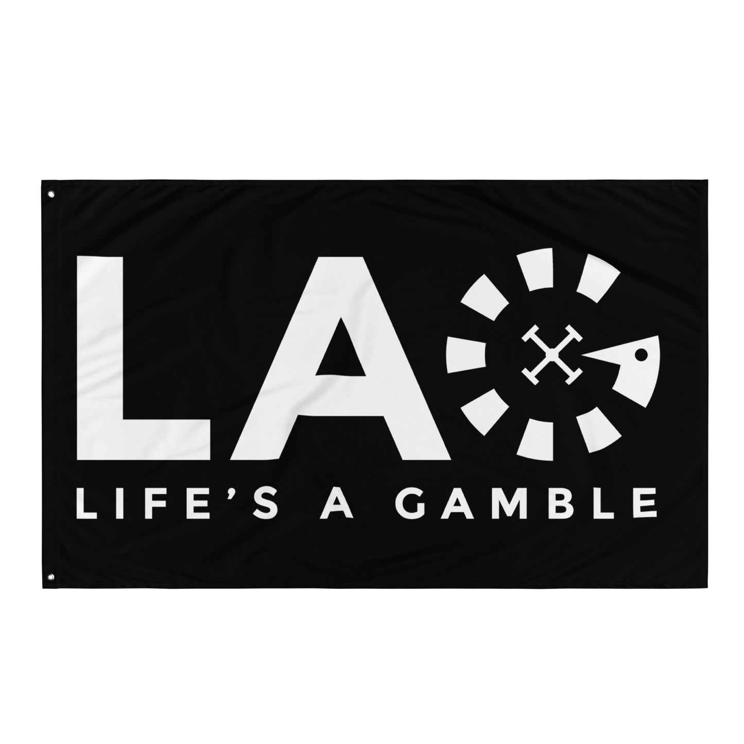 LAG Life's A Gamble White Flag