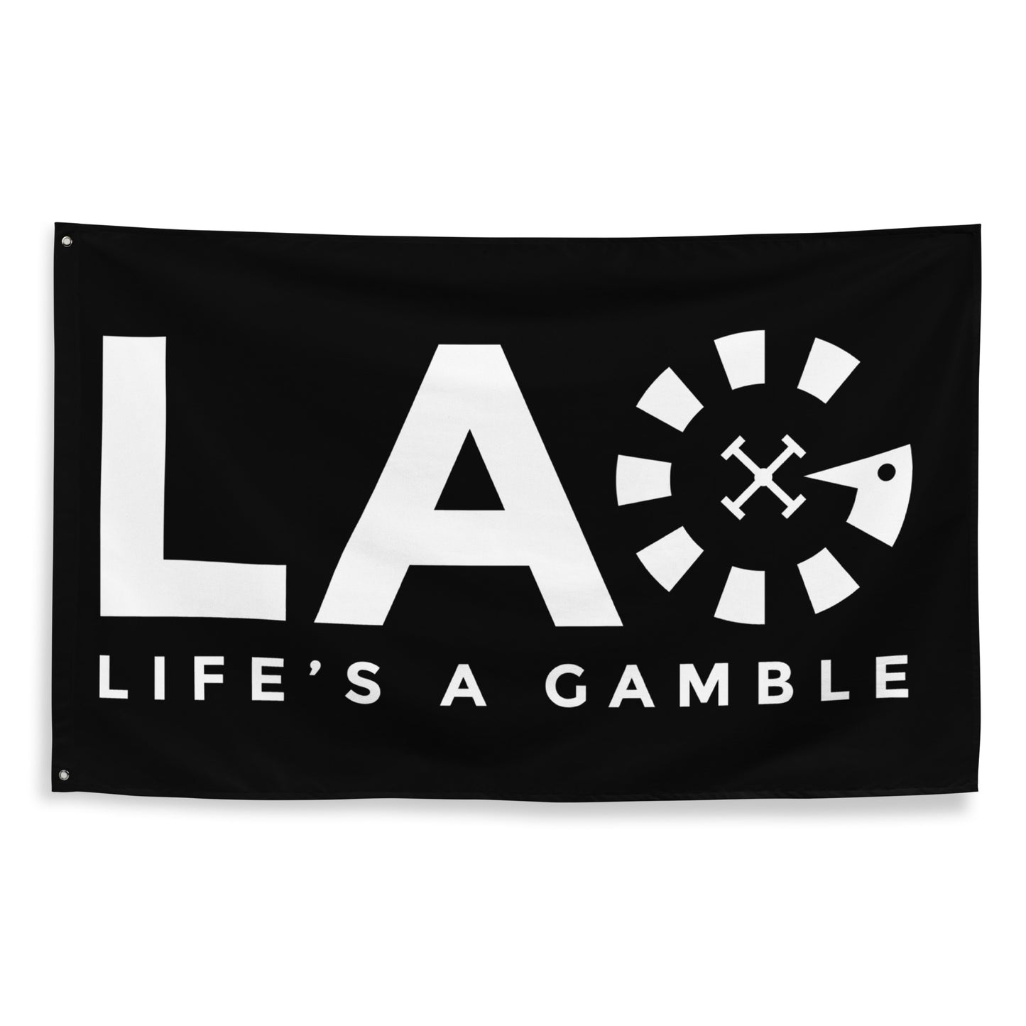 LAG Life's A Gamble White Flag