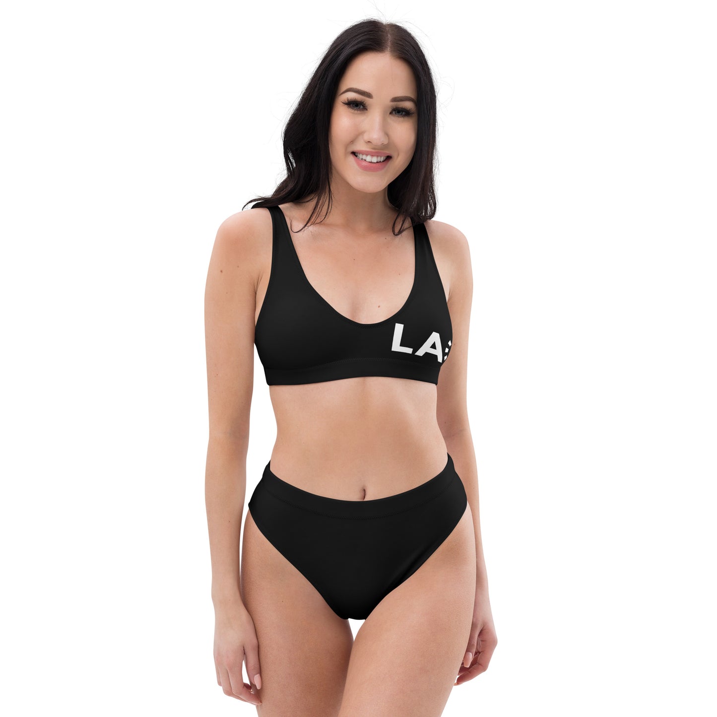 LAG White Recycled high-waisted bikini