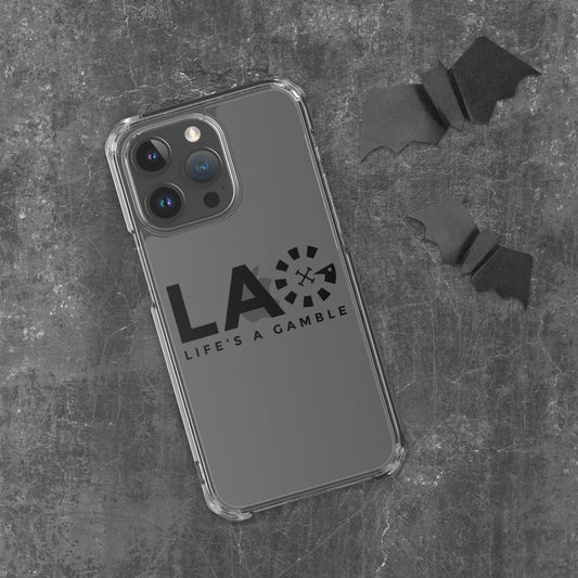 LAG Life’s A Gamble Black Clear Case for iPhone®