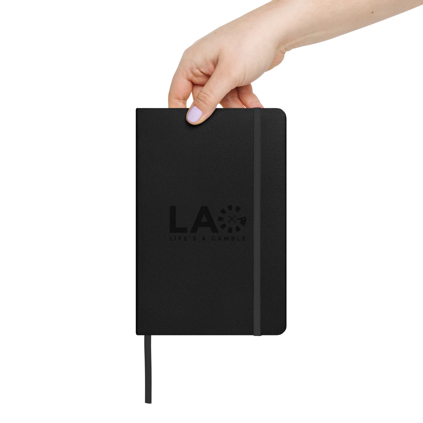 LAG Life’s A Gamble Black Hardcover bound notebook