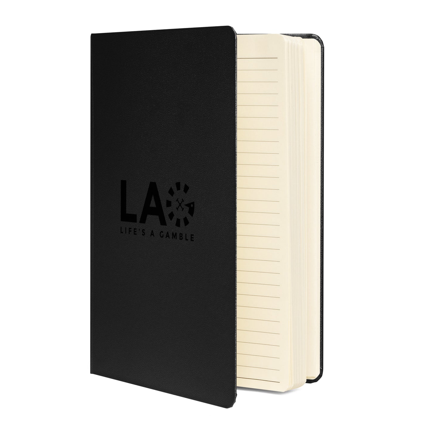 LAG Life’s A Gamble Black Hardcover bound notebook