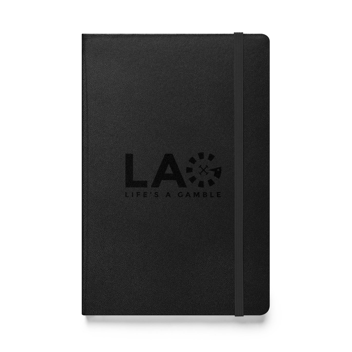 LAG Life’s A Gamble Black Hardcover bound notebook