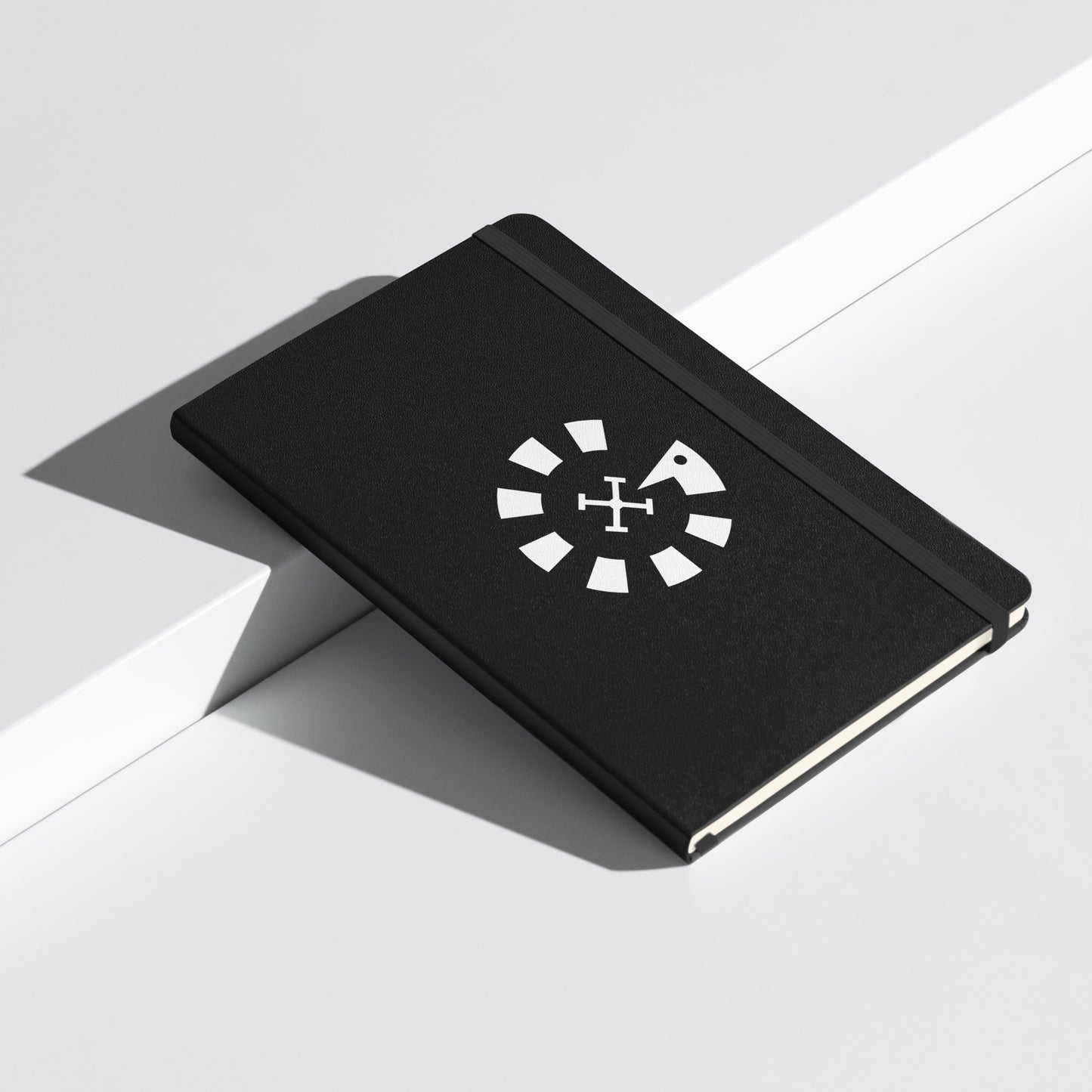 Big G White Hardcover bound notebook