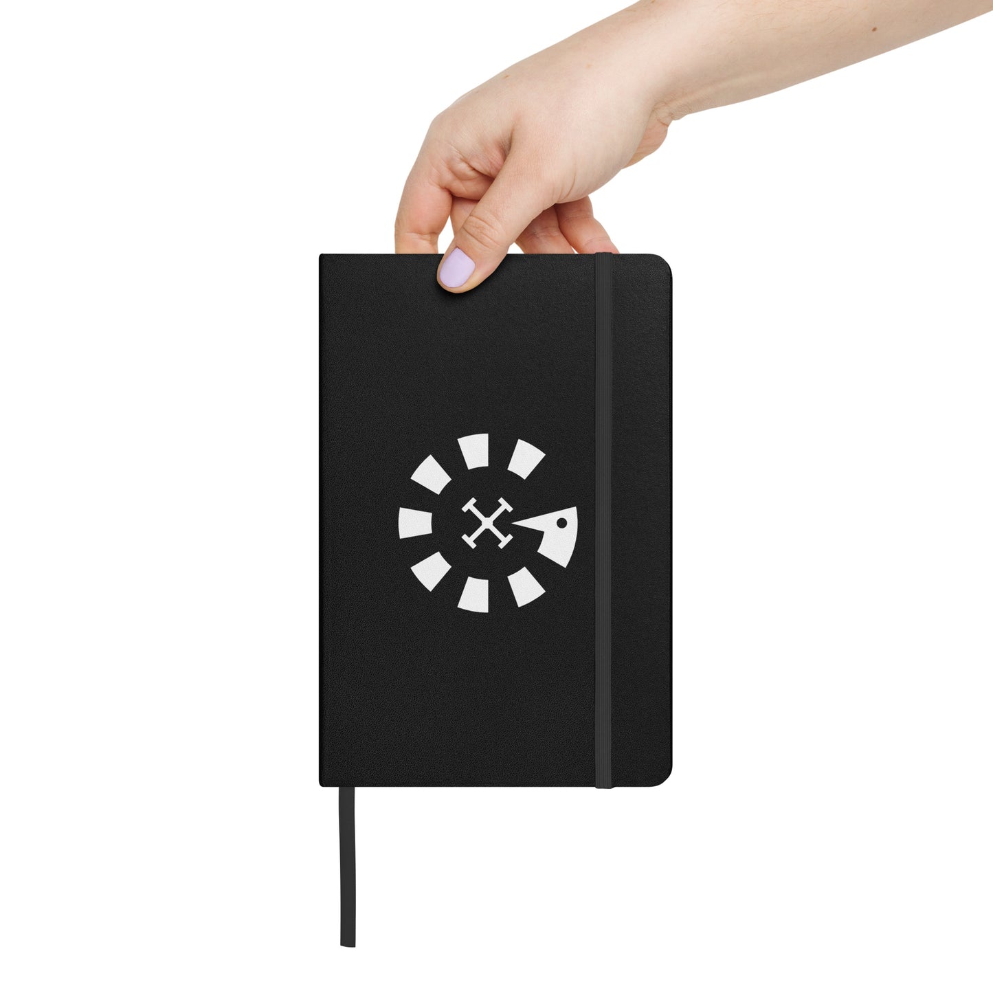 Big G White Hardcover bound notebook