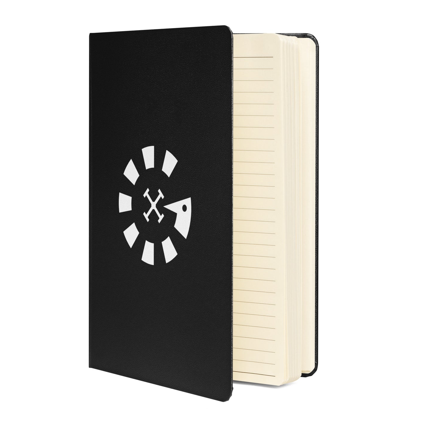 Big G White Hardcover bound notebook