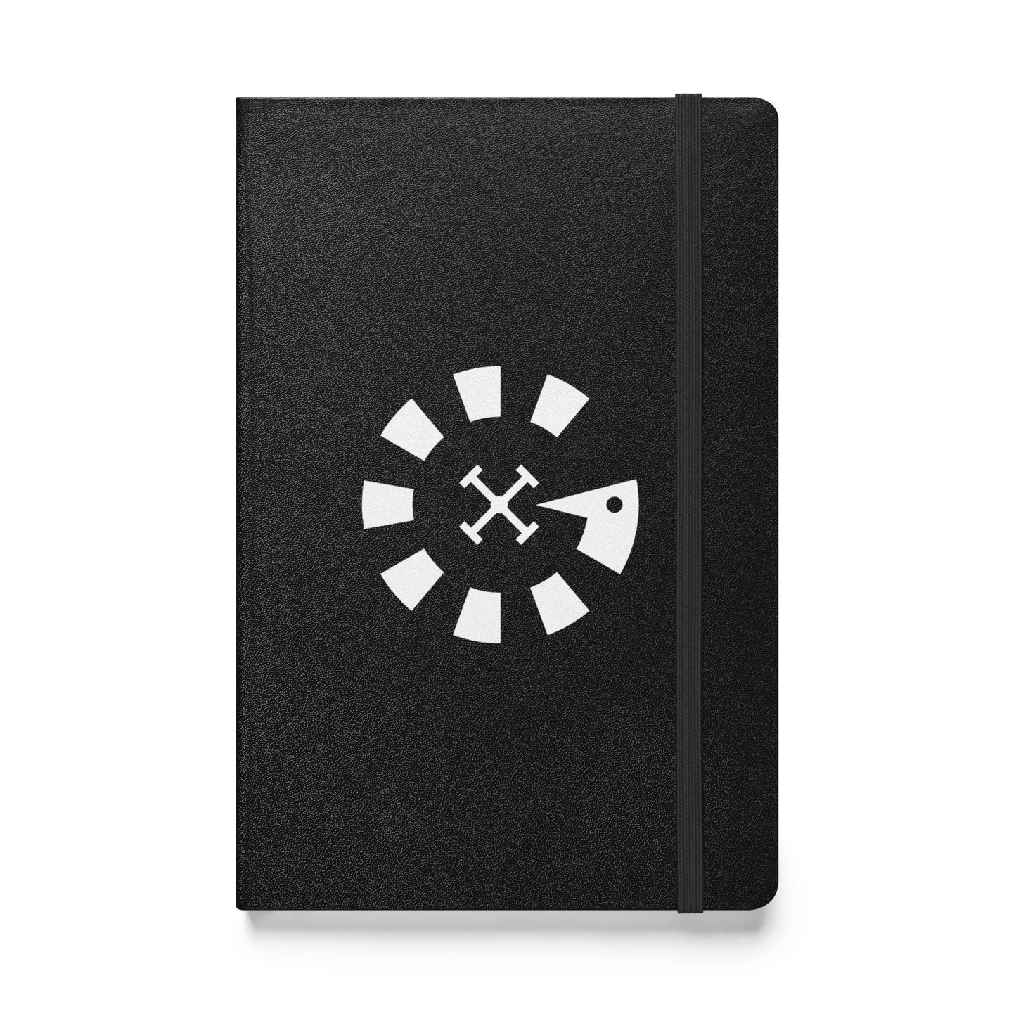 Big G White Hardcover bound notebook