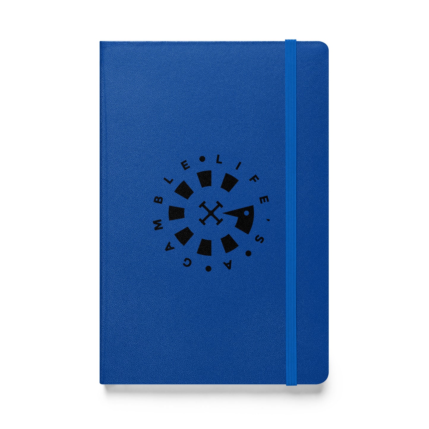 LAG Life’s A Gamble Circle Black Hardcover bound notebook
