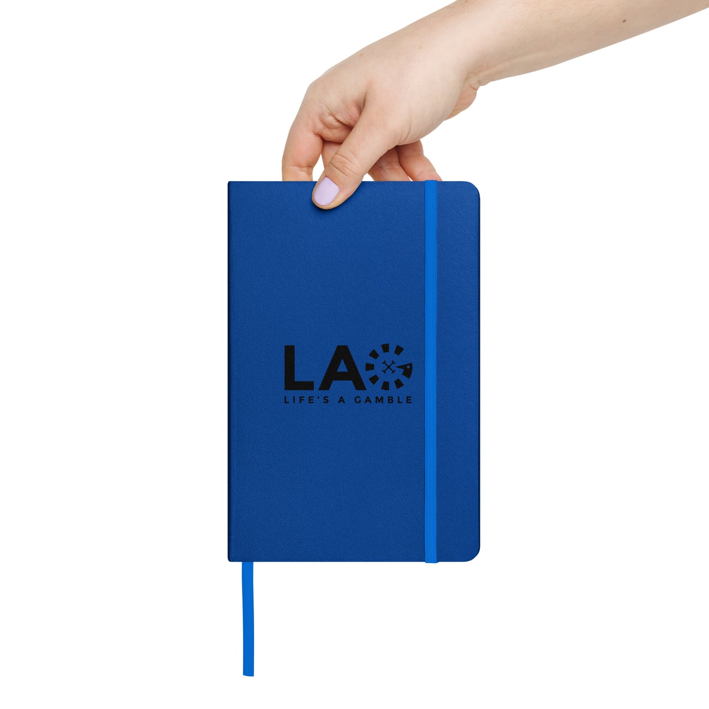 LAG Life’s A Gamble Black Hardcover bound notebook