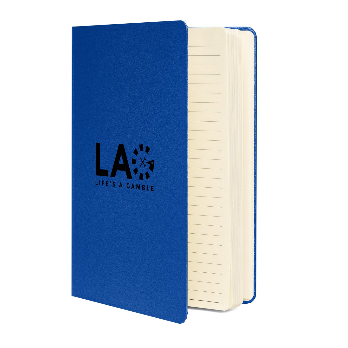 LAG Life’s A Gamble Black Hardcover bound notebook