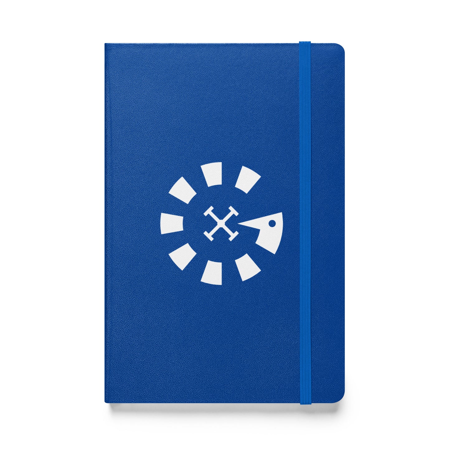 Big G White Hardcover bound notebook
