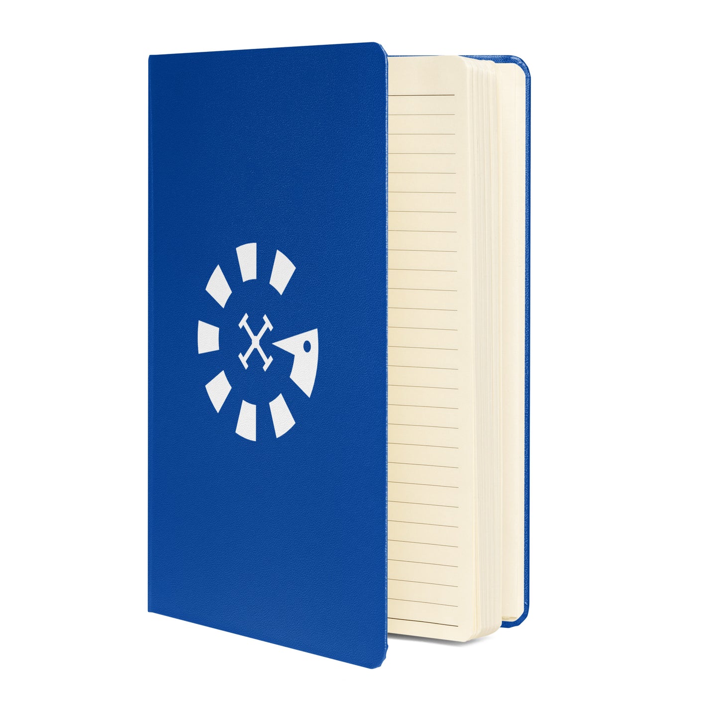 Big G White Hardcover bound notebook