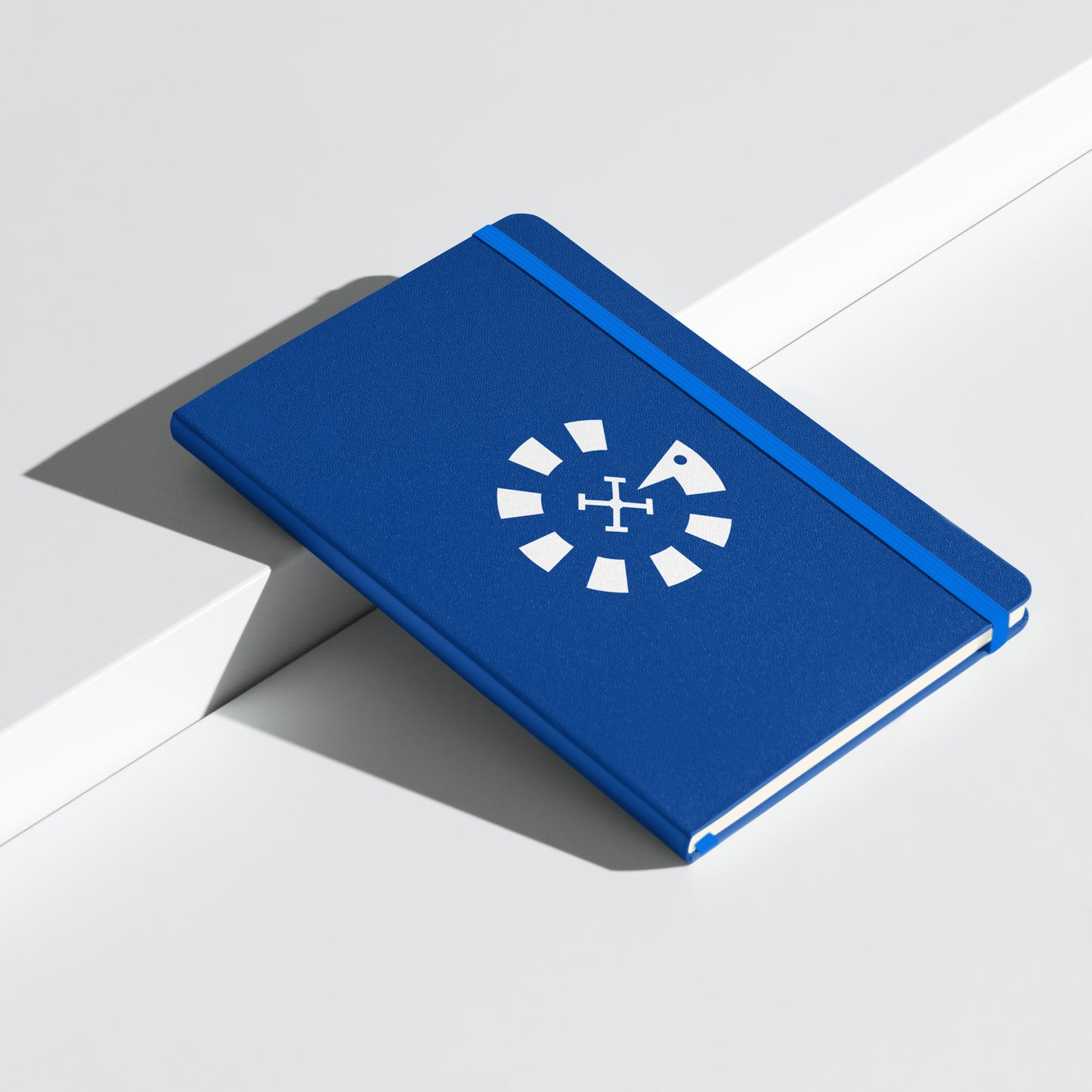 Big G White Hardcover bound notebook
