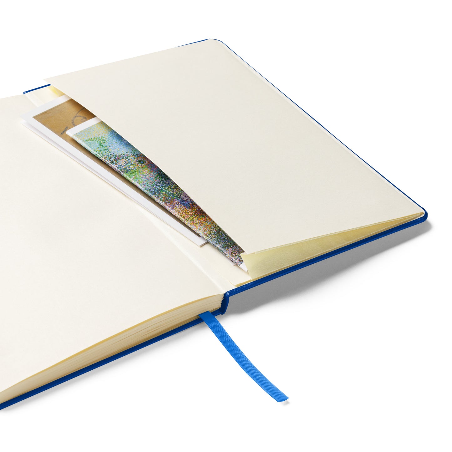 Big G White Hardcover bound notebook
