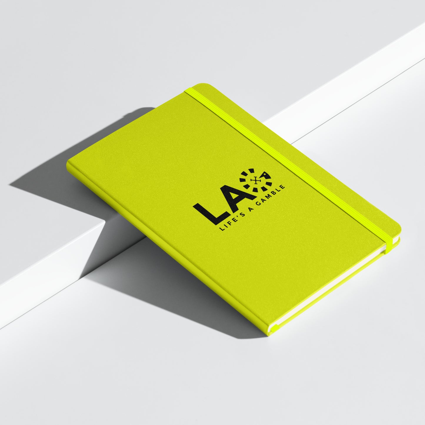 LAG Life’s A Gamble Black Hardcover bound notebook