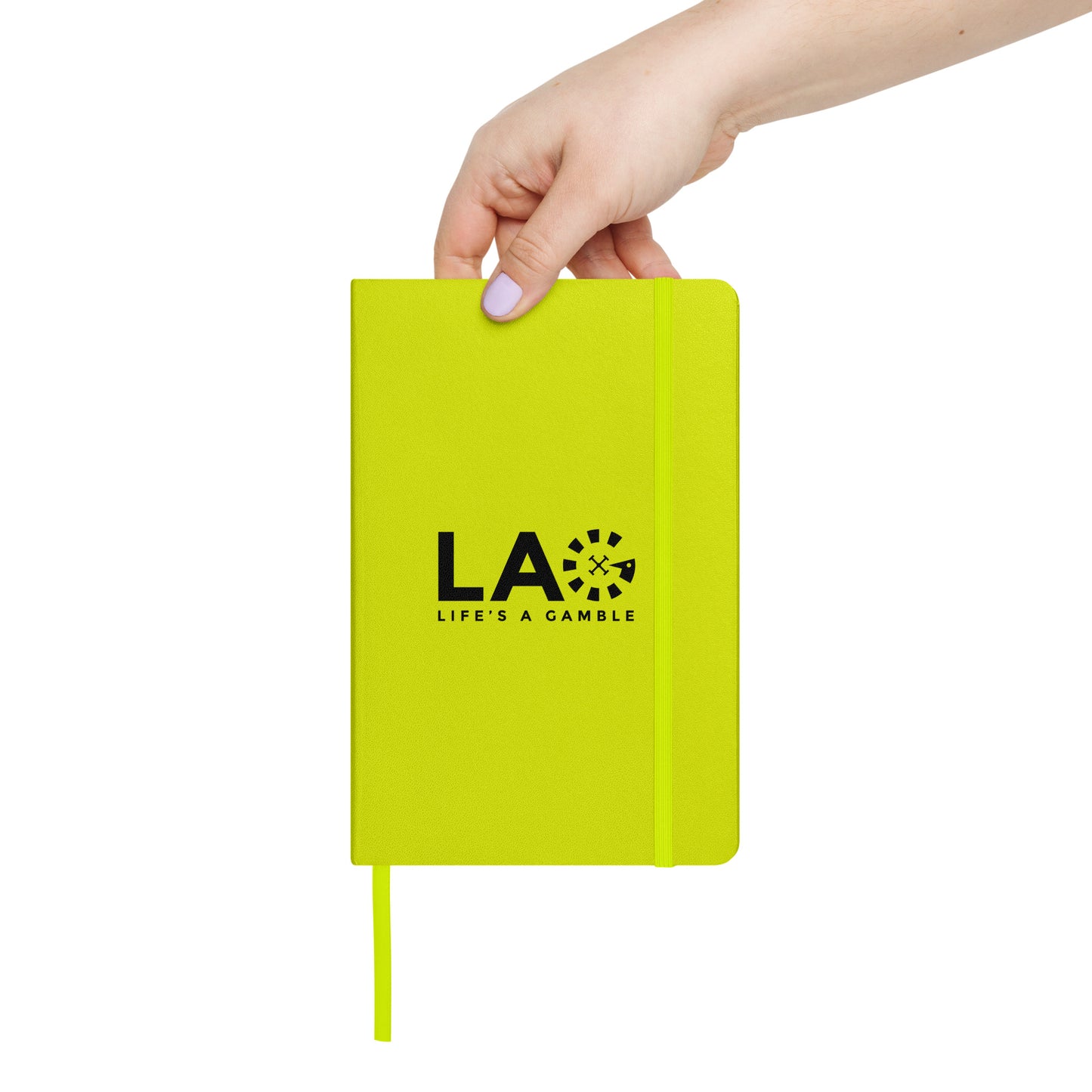 LAG Life’s A Gamble Black Hardcover bound notebook