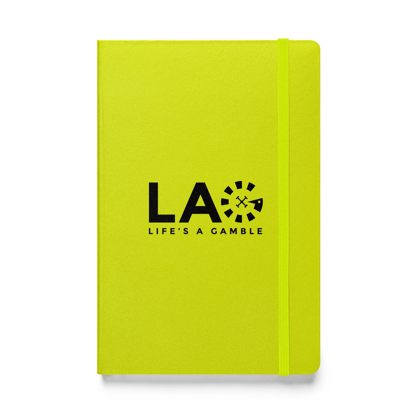 LAG Life’s A Gamble Black Hardcover bound notebook