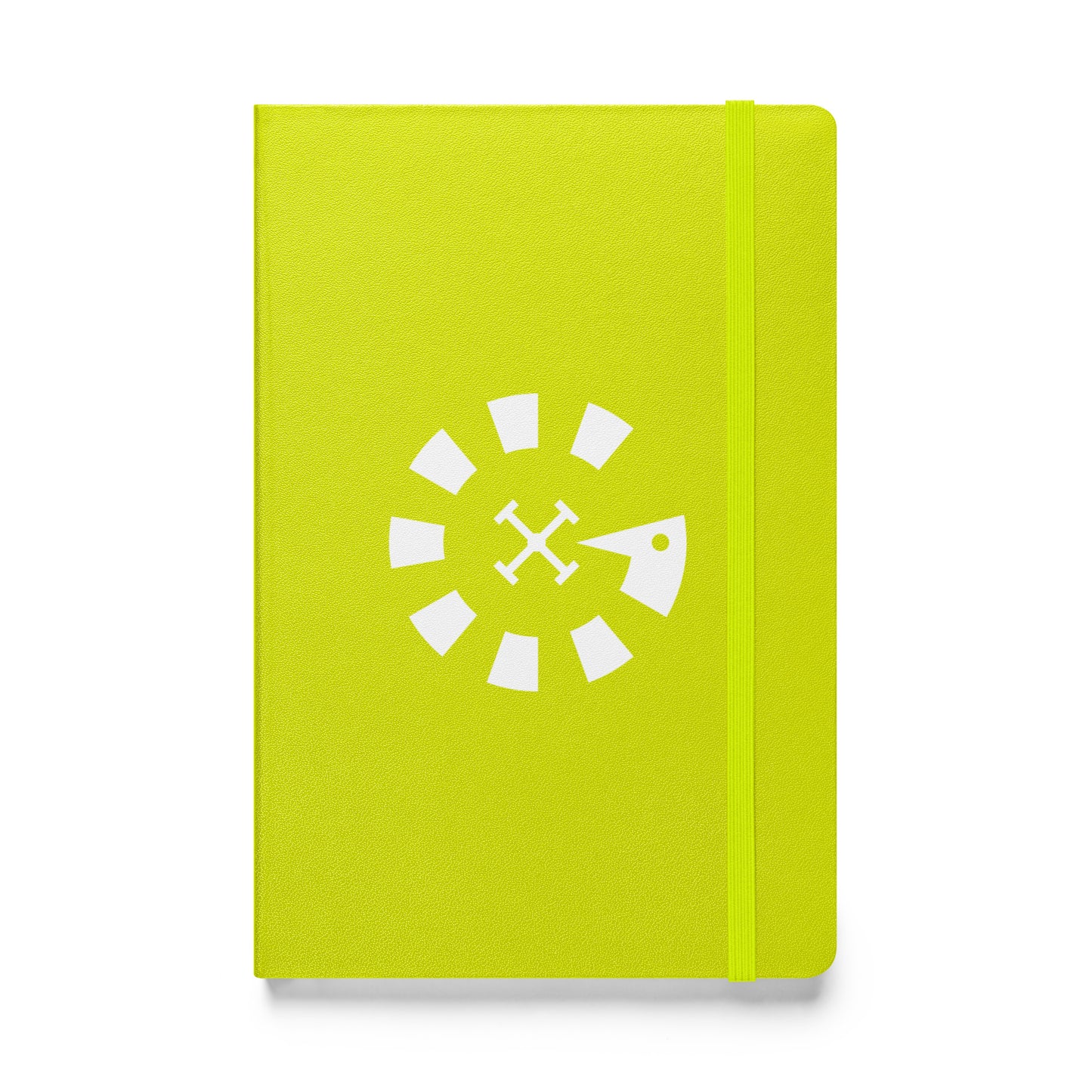 Big G White Hardcover bound notebook