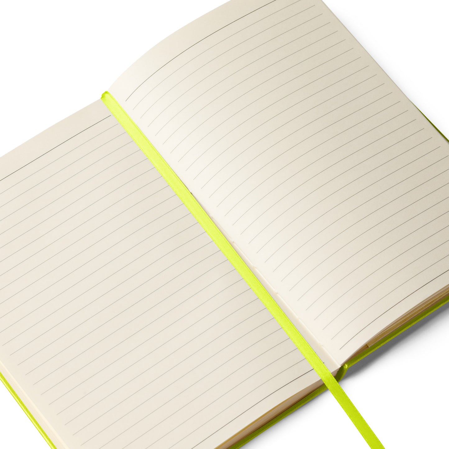 Big G White Hardcover bound notebook