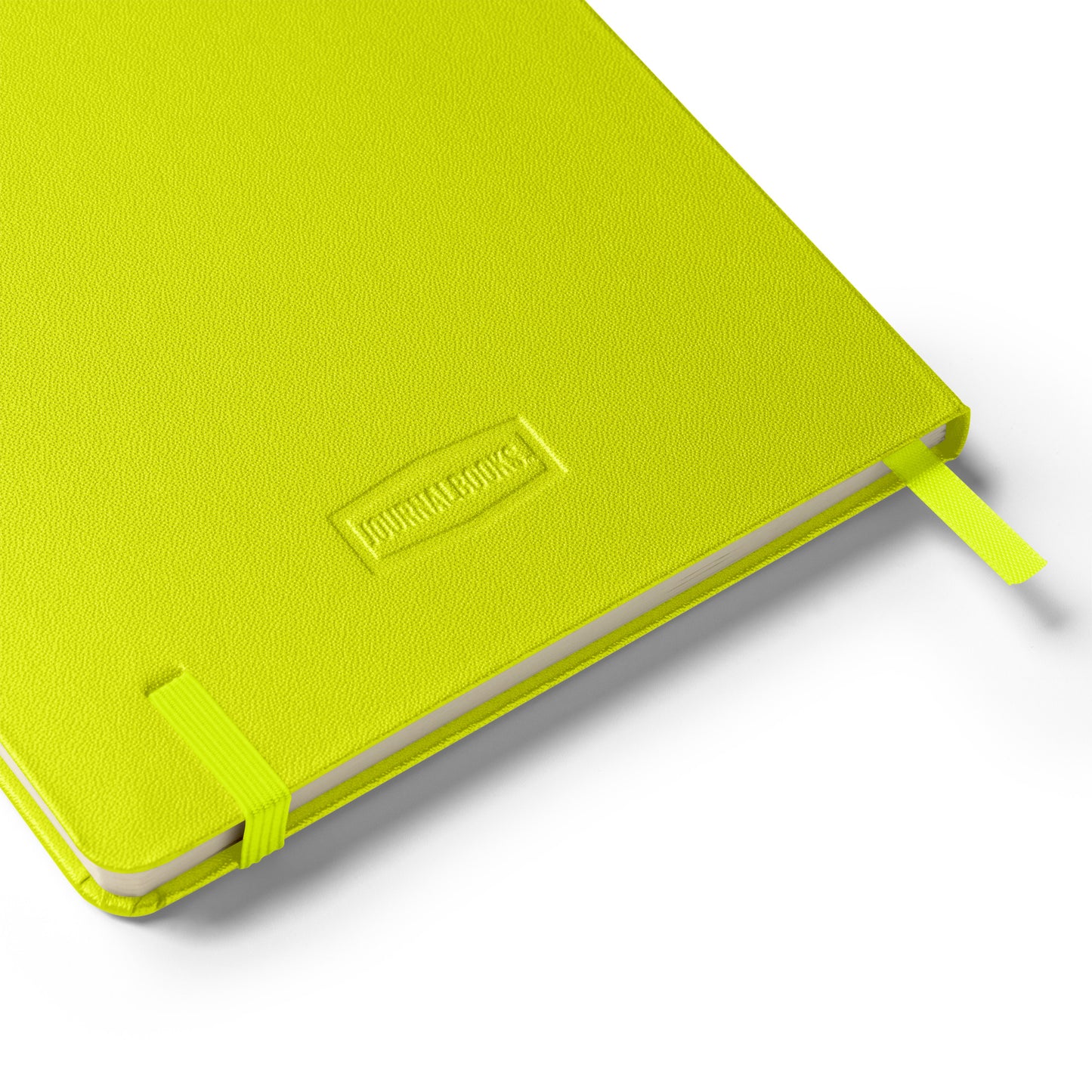 Big G White Hardcover bound notebook