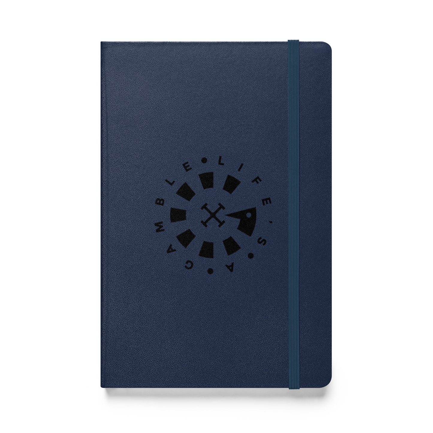 LAG Life’s A Gamble Circle Black Hardcover bound notebook