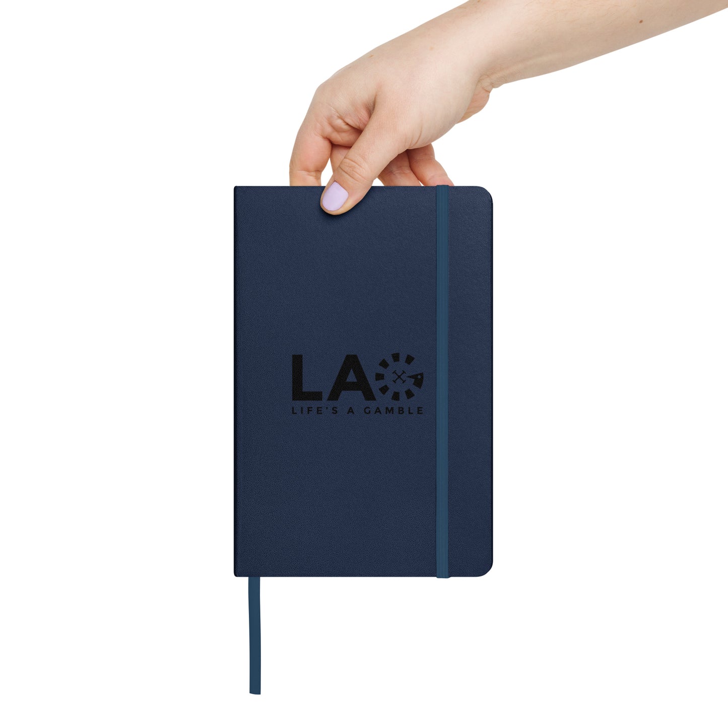 LAG Life’s A Gamble Black Hardcover bound notebook