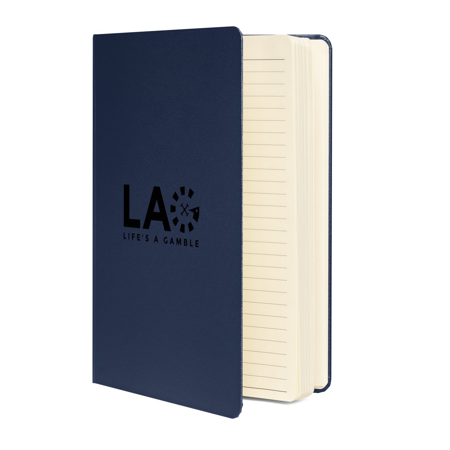 LAG Life’s A Gamble Black Hardcover bound notebook