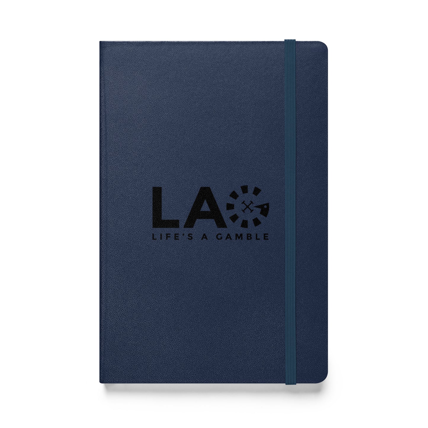 LAG Life’s A Gamble Black Hardcover bound notebook