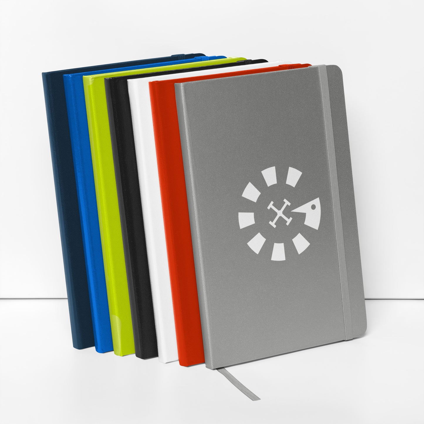 Big G White Hardcover bound notebook