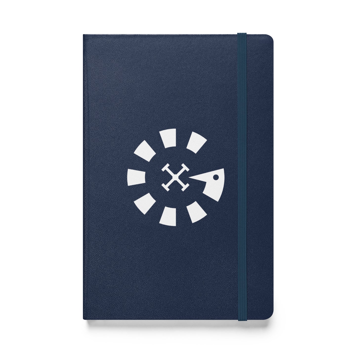 Big G White Hardcover bound notebook