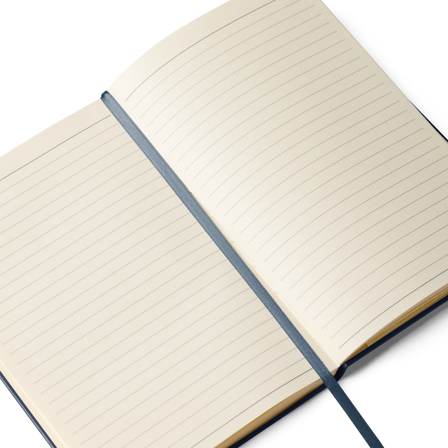 Big G White Hardcover bound notebook