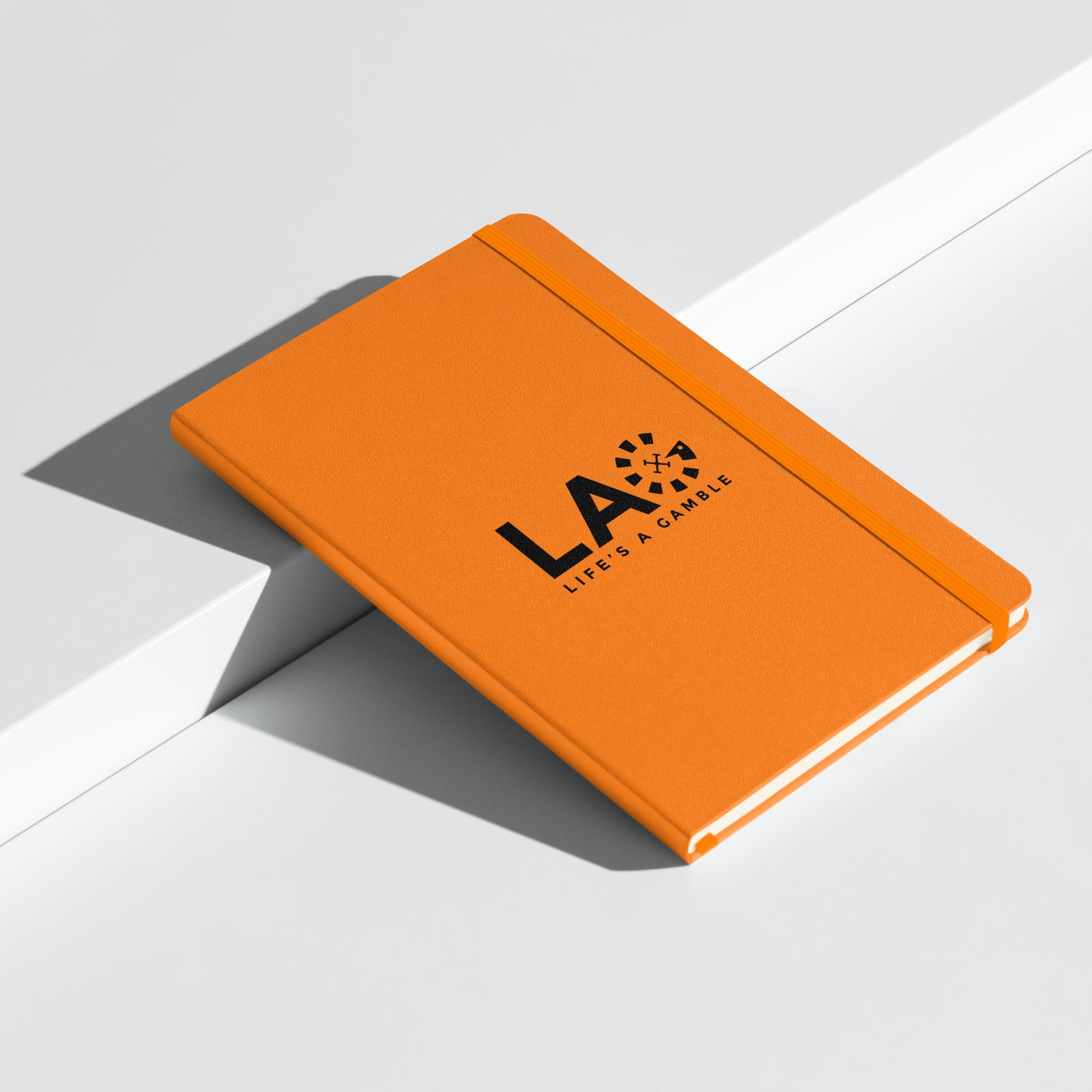 LAG Life’s A Gamble Black Hardcover bound notebook